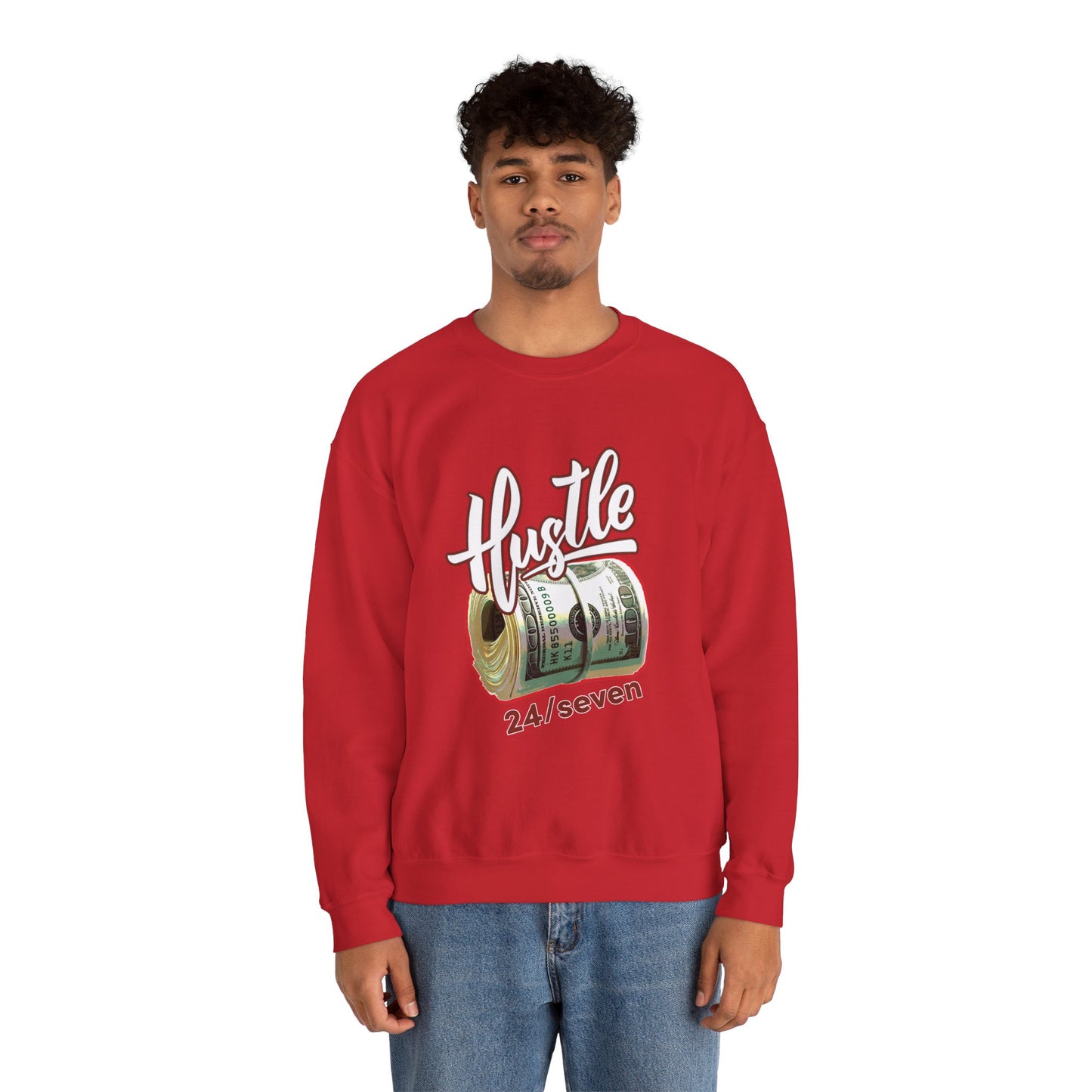 Hustle 24/7 Unisex Heavy Blend™ Crewneck Sweatshirt