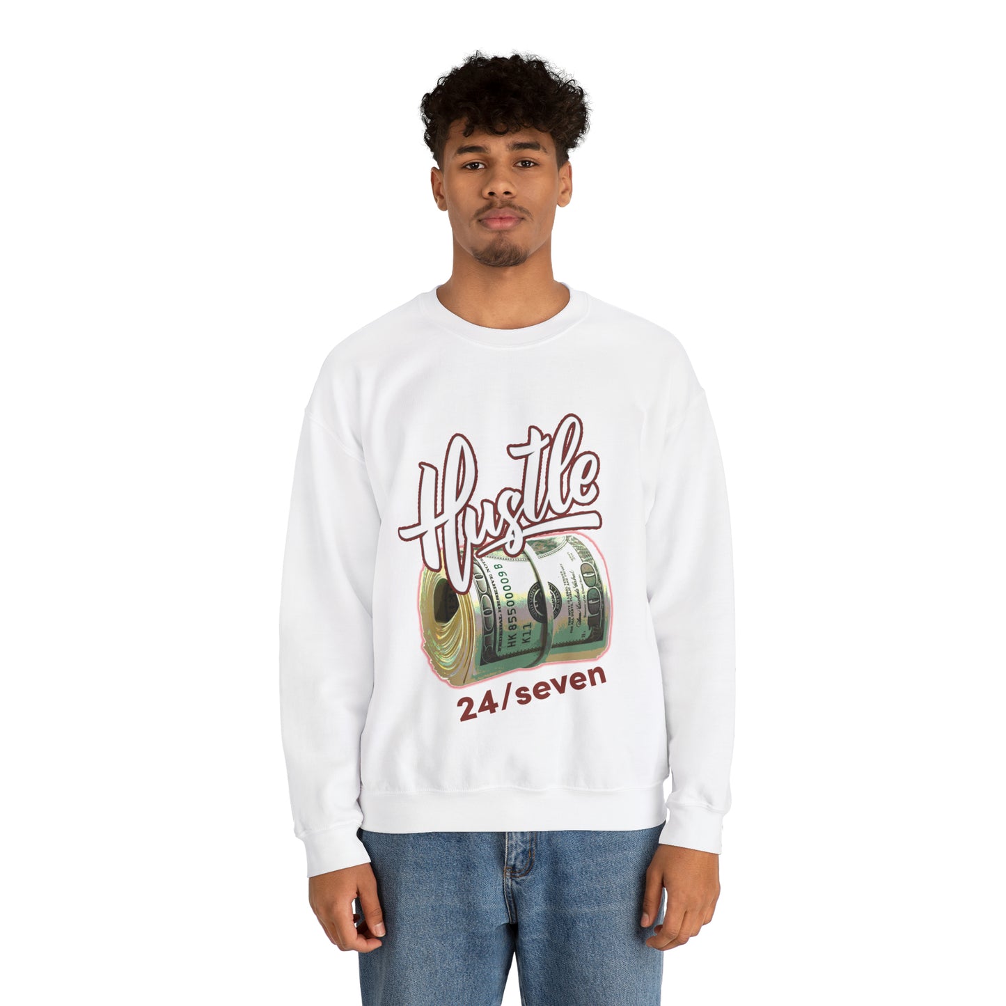 Hustle 24/7 Unisex Heavy Blend™ Crewneck Sweatshirt