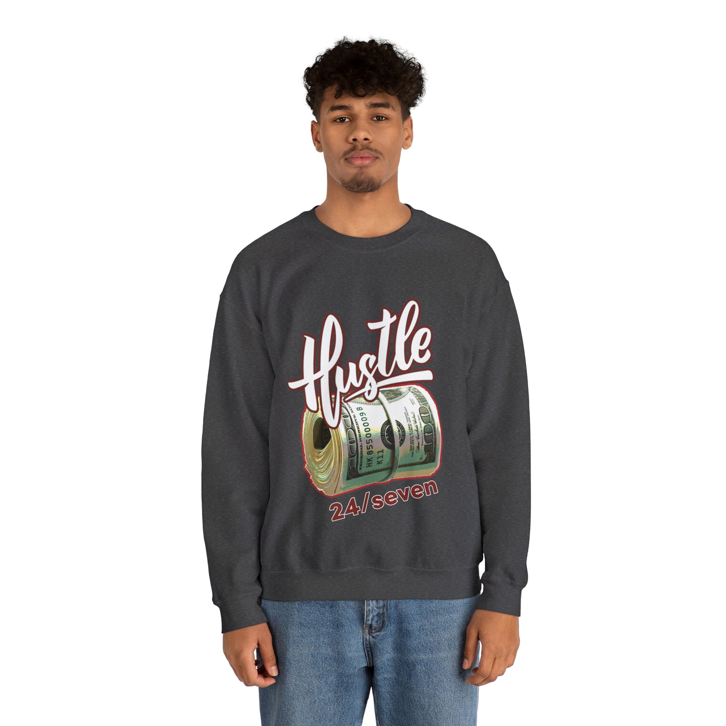 Hustle 24/7 Unisex Heavy Blend™ Crewneck Sweatshirt