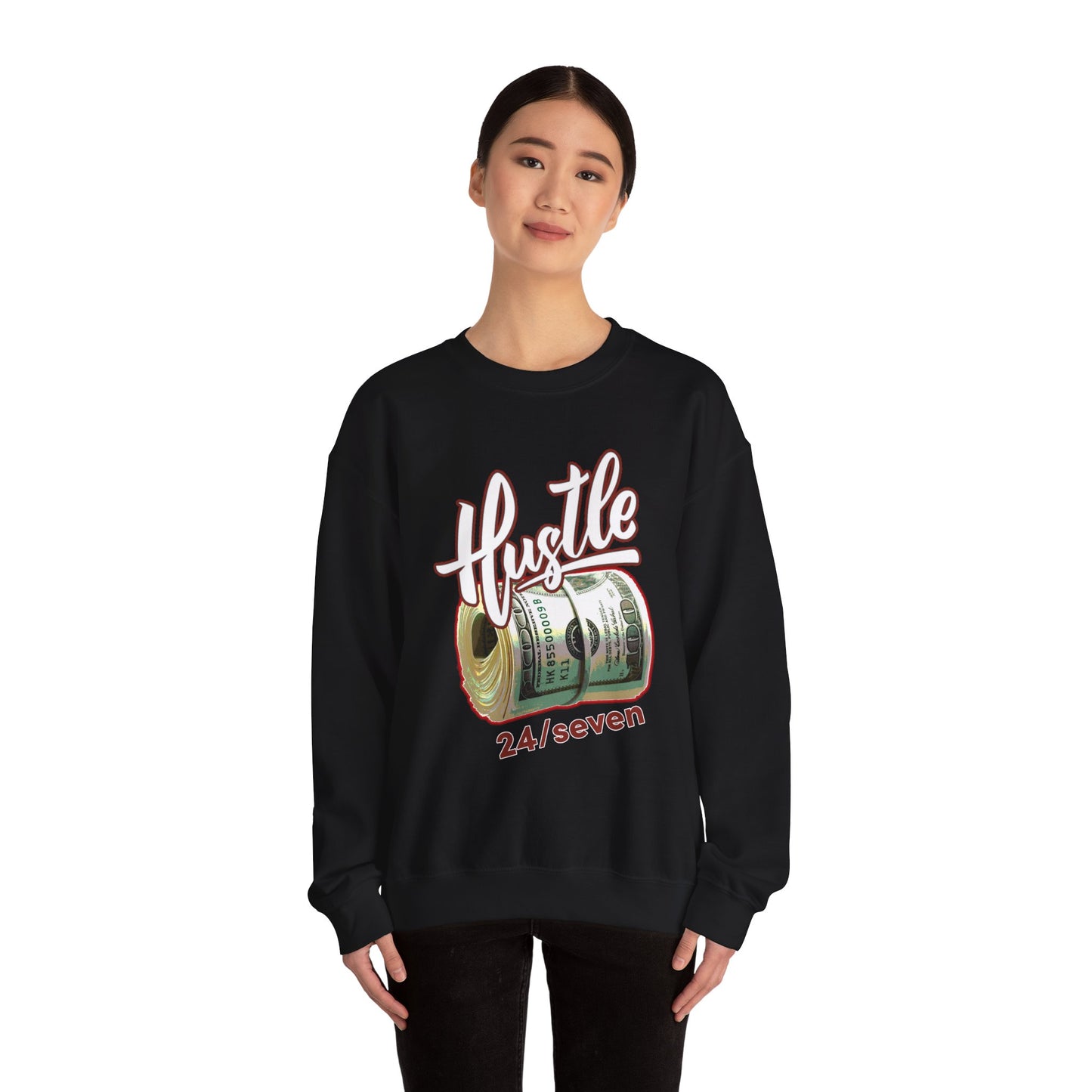 Hustle 24/7 Unisex Heavy Blend™ Crewneck Sweatshirt