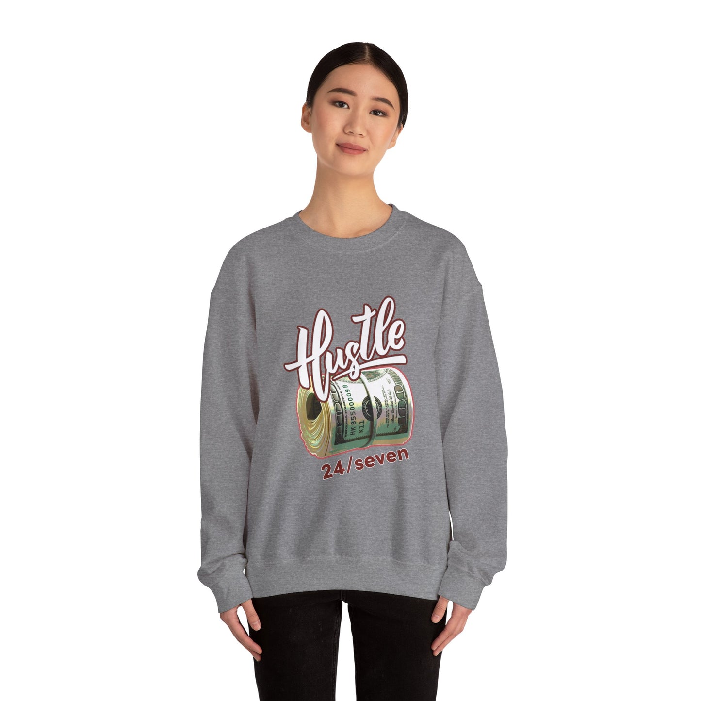 Hustle 24/7 Unisex Heavy Blend™ Crewneck Sweatshirt