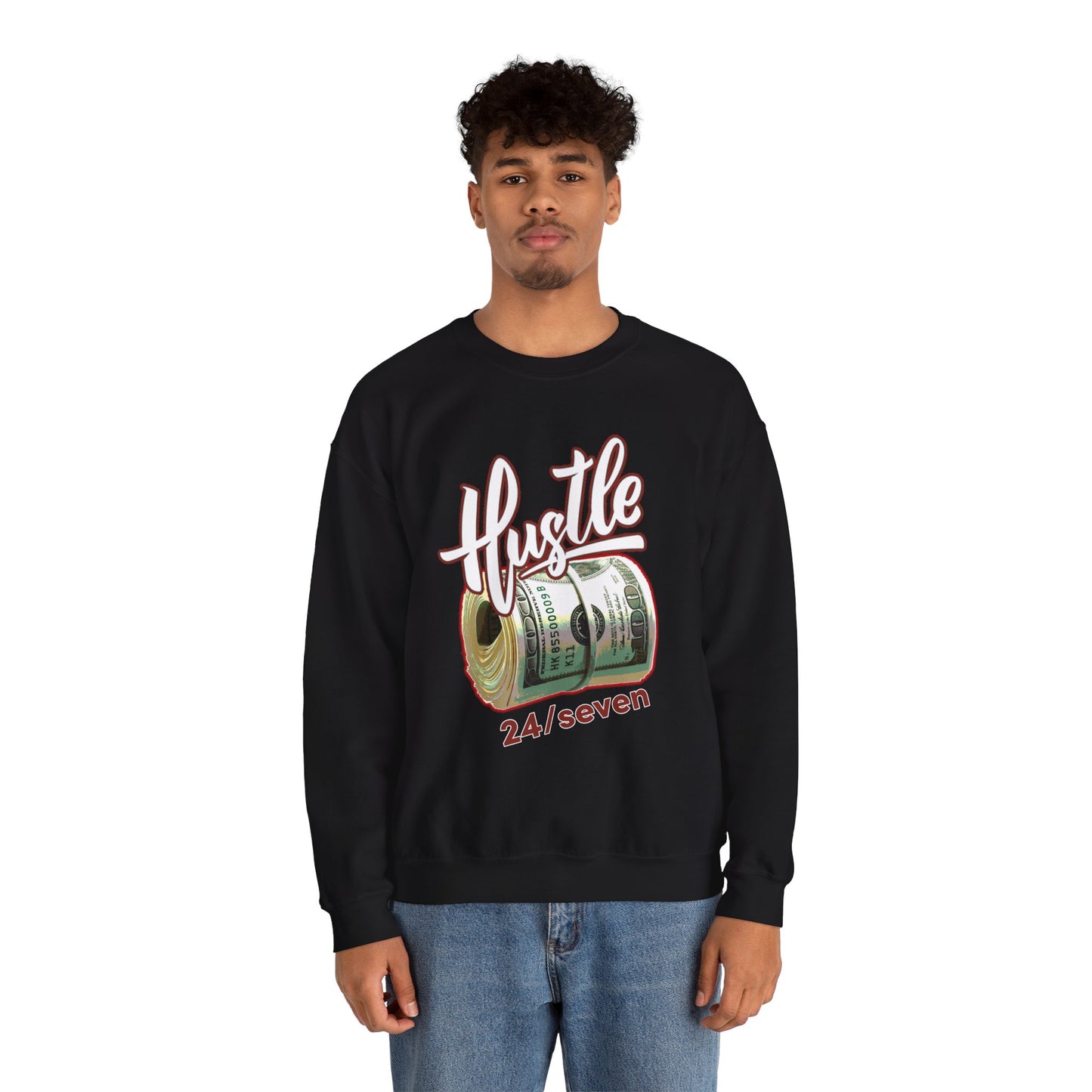 Hustle 24/7 Unisex Heavy Blend™ Crewneck Sweatshirt
