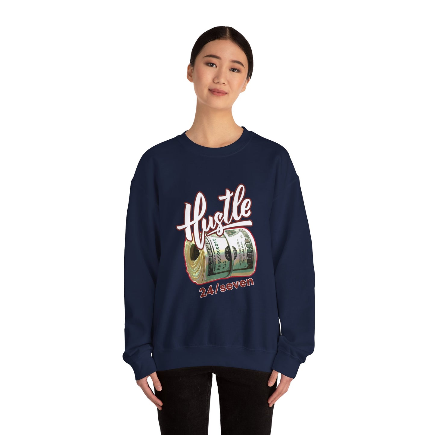Hustle 24/7 Unisex Heavy Blend™ Crewneck Sweatshirt