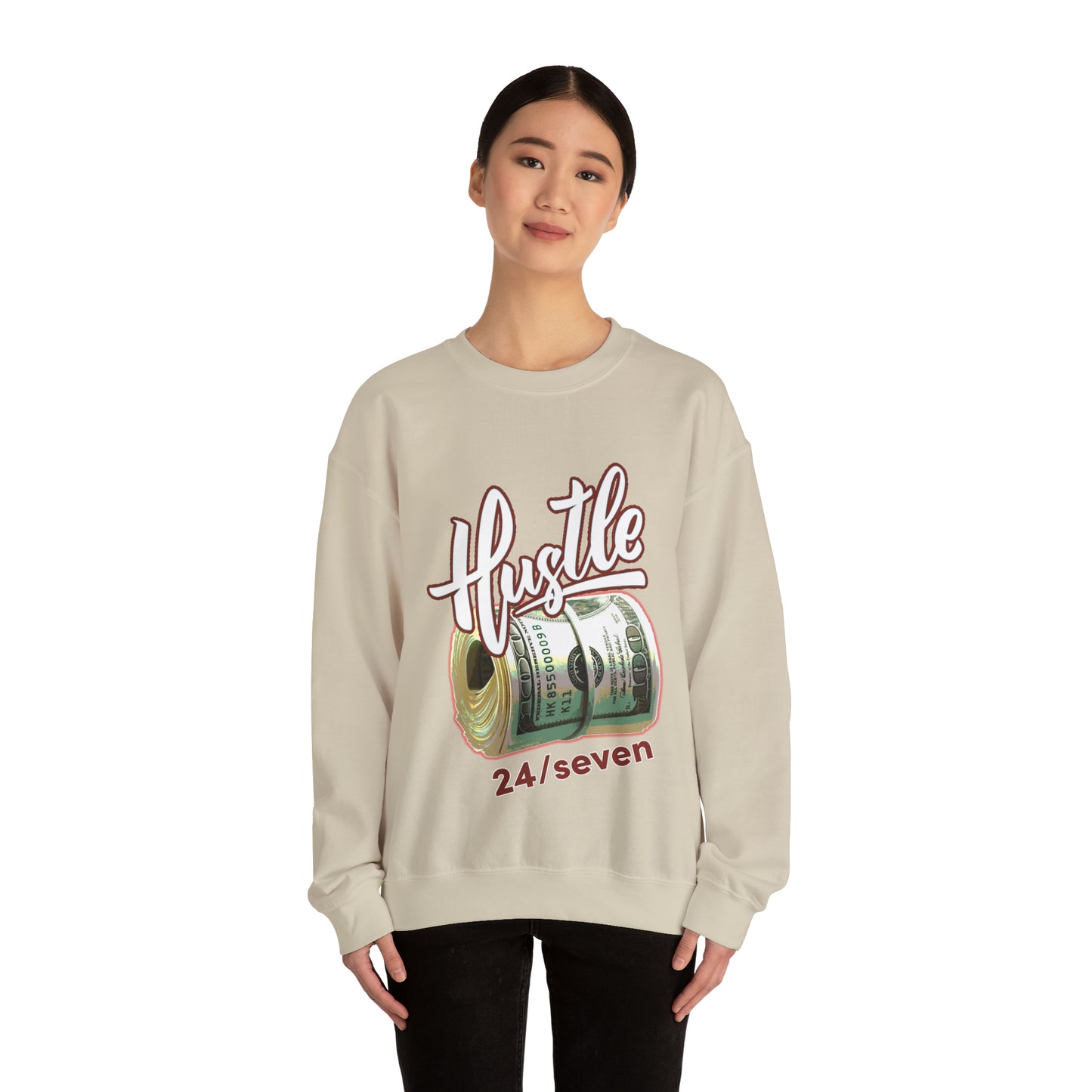 Hustle 24/7 Unisex Heavy Blend™ Crewneck Sweatshirt