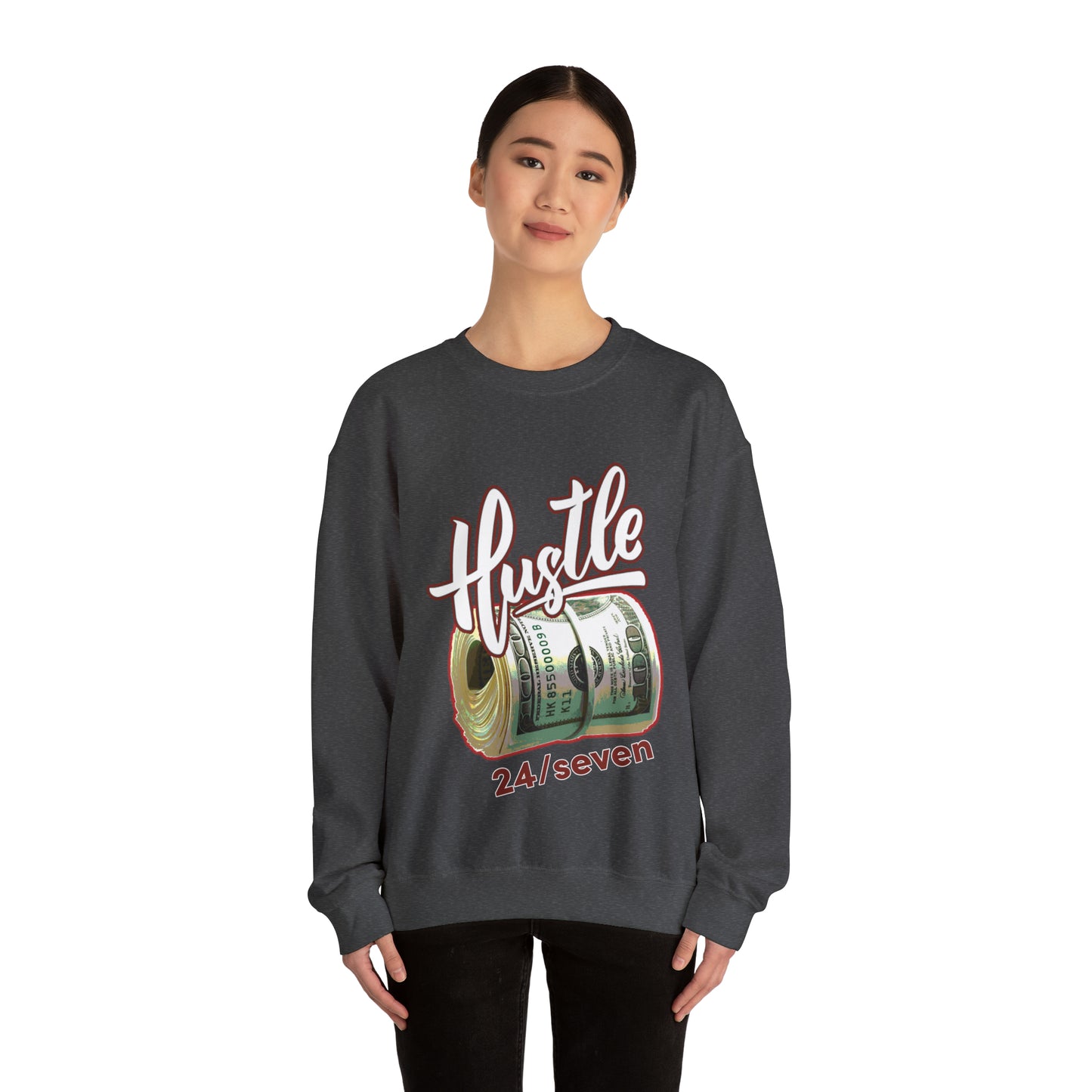 Hustle 24/7 Unisex Heavy Blend™ Crewneck Sweatshirt