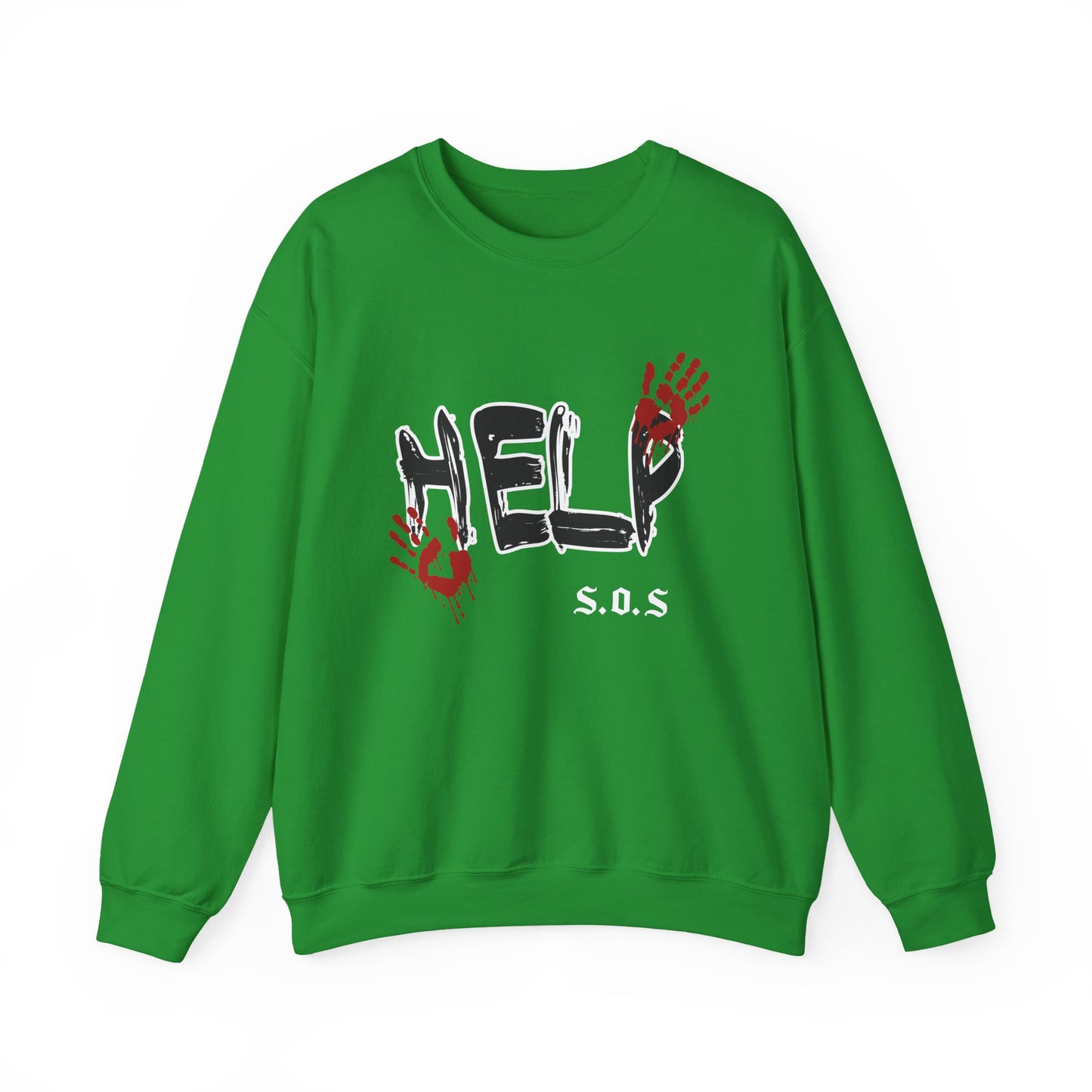 Help s.o.s. Unisex Heavy Blend™ Crewneck Sweatshirt