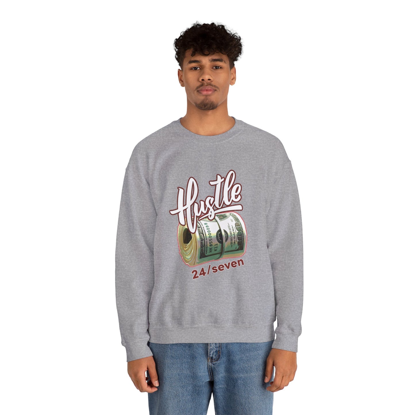 Hustle 24/7 Unisex Heavy Blend™ Crewneck Sweatshirt