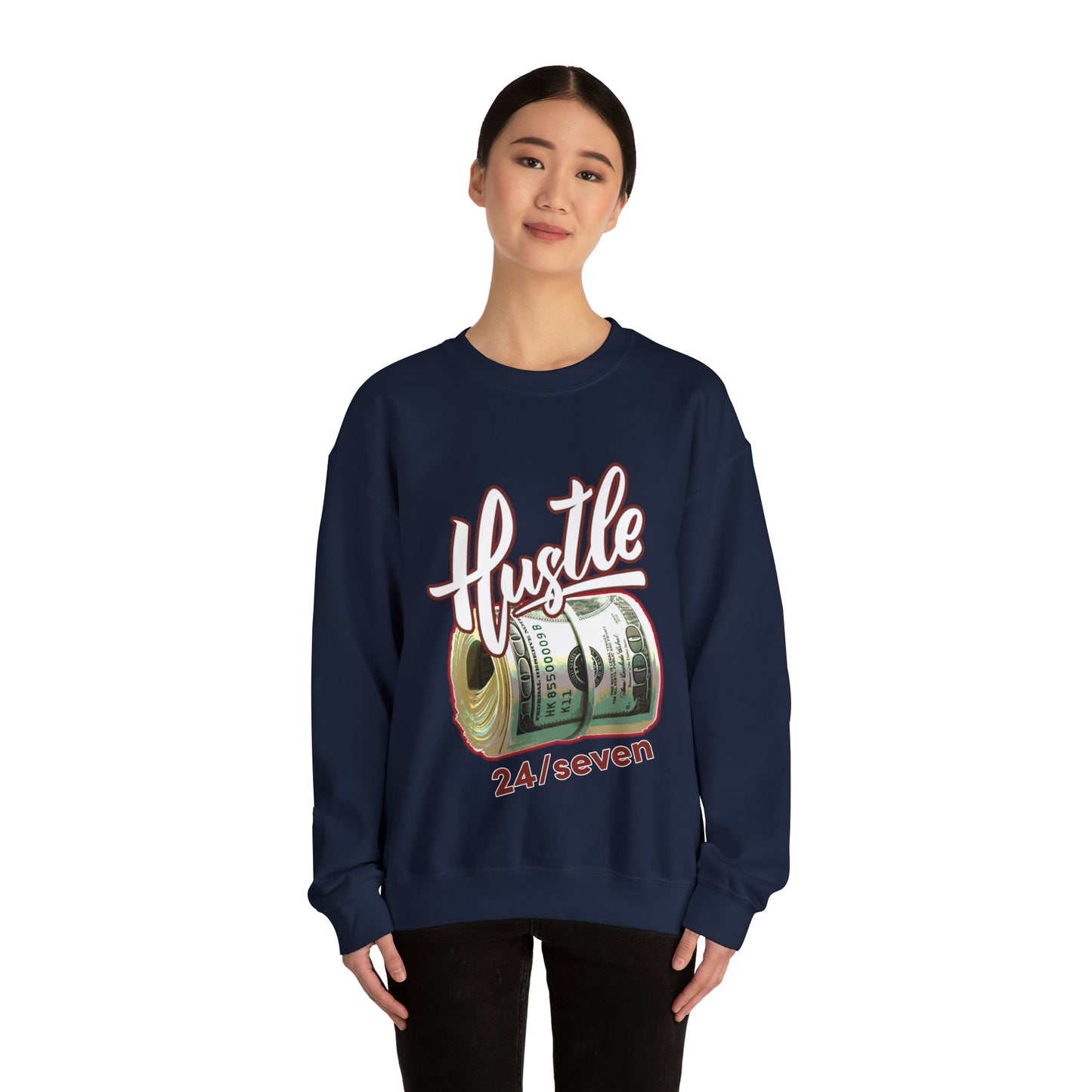 Hustle 24/7 Unisex Heavy Blend™ Crewneck Sweatshirt