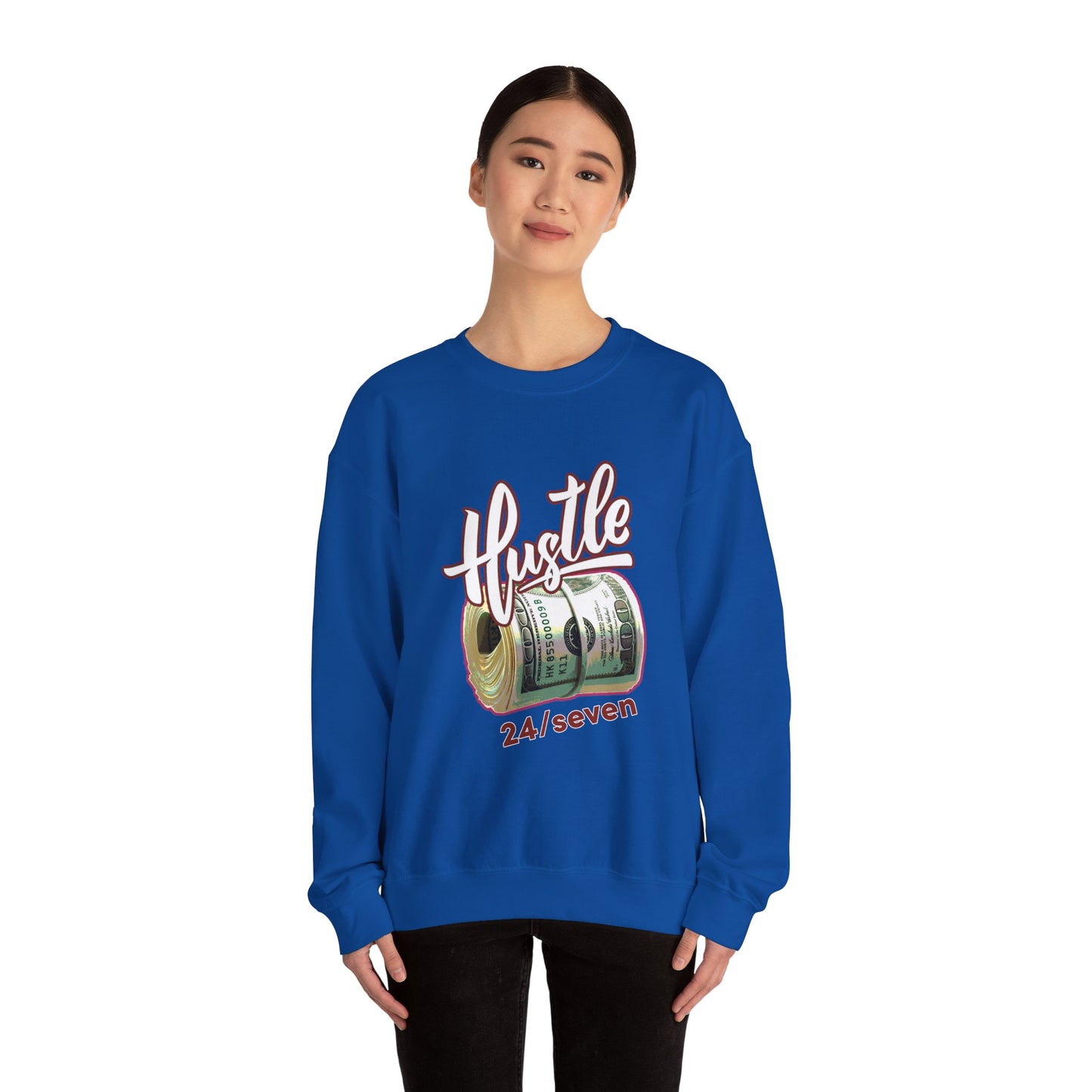 Hustle 24/7 Unisex Heavy Blend™ Crewneck Sweatshirt