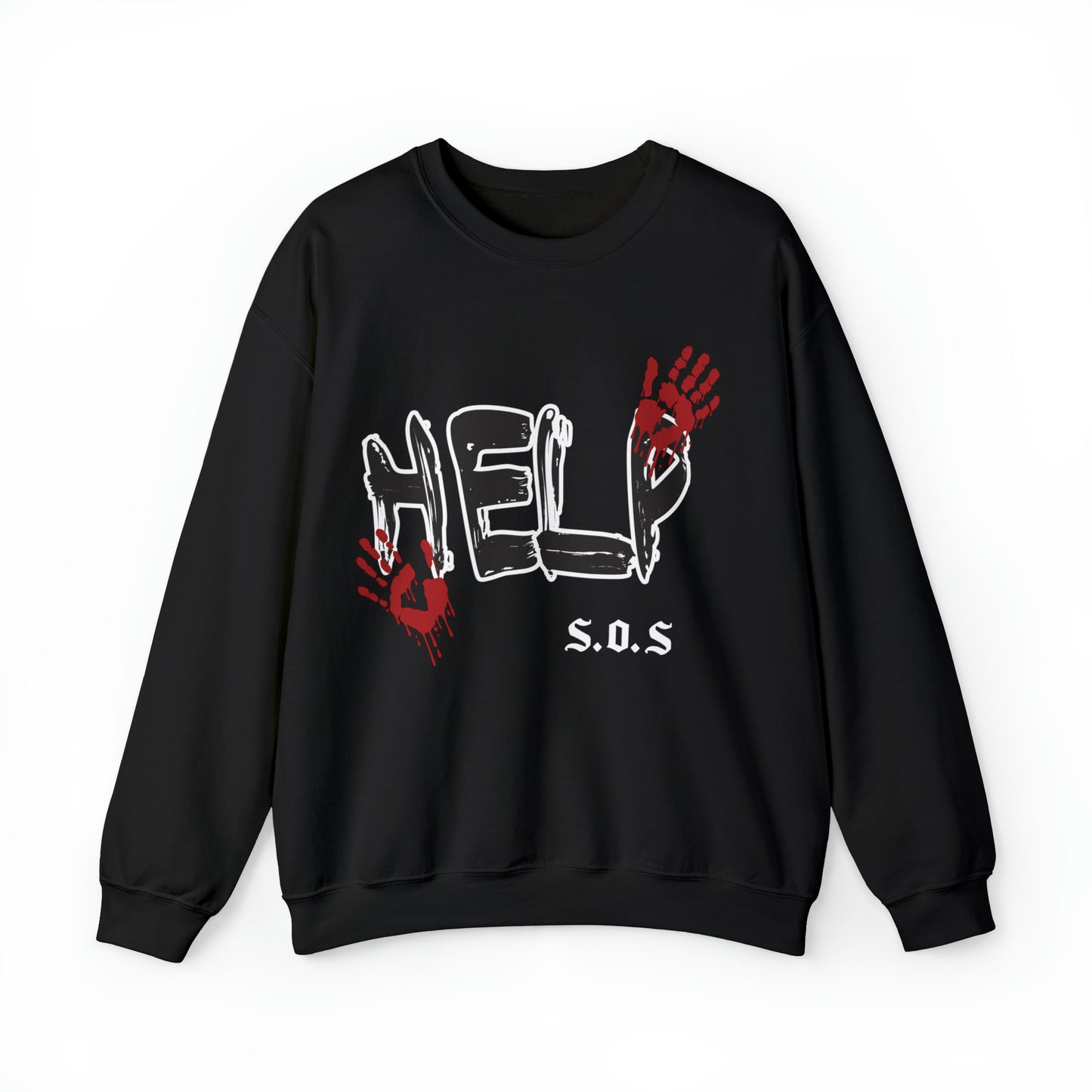 Help s.o.s. Unisex Heavy Blend™ Crewneck Sweatshirt