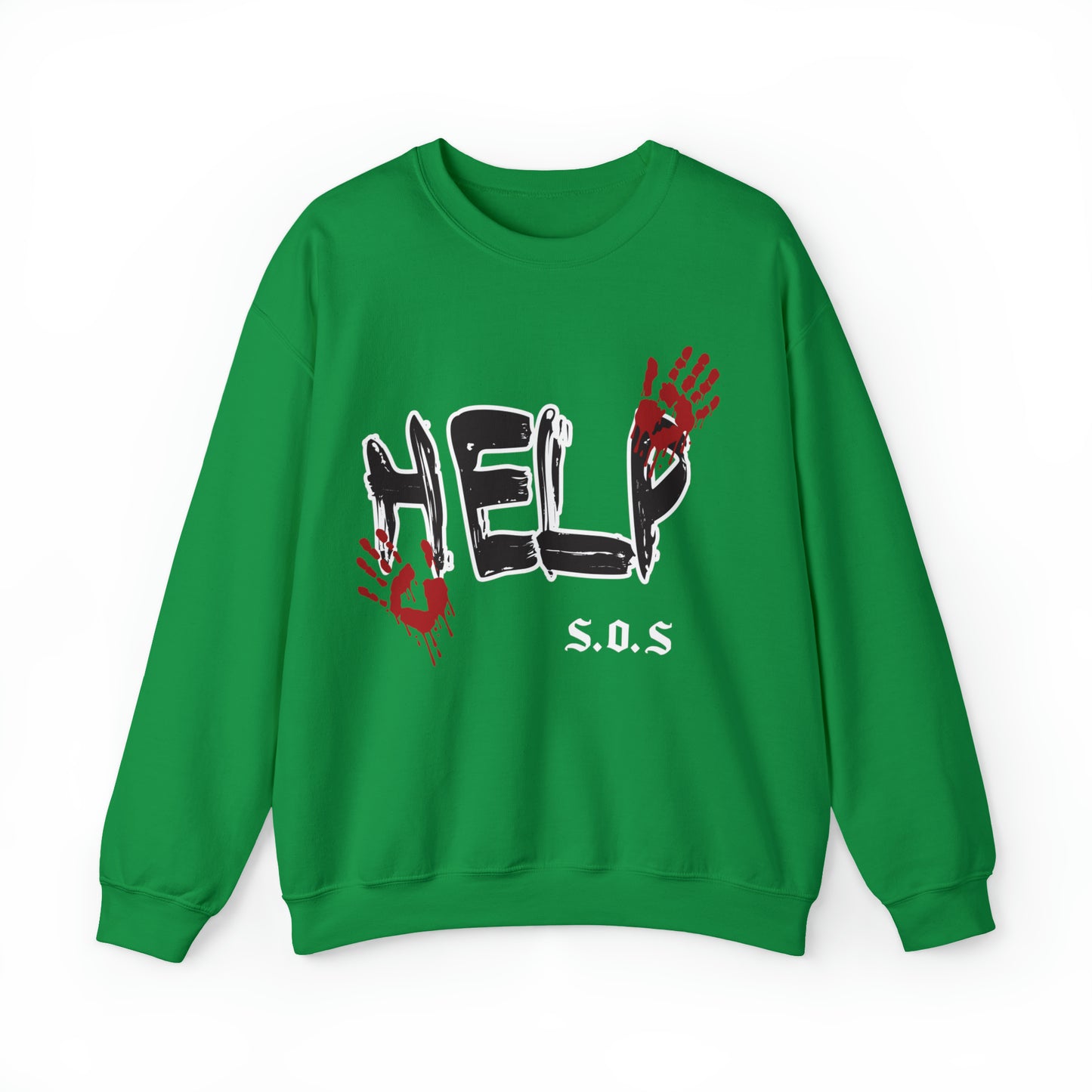 Help s.o.s. Unisex Heavy Blend™ Crewneck Sweatshirt