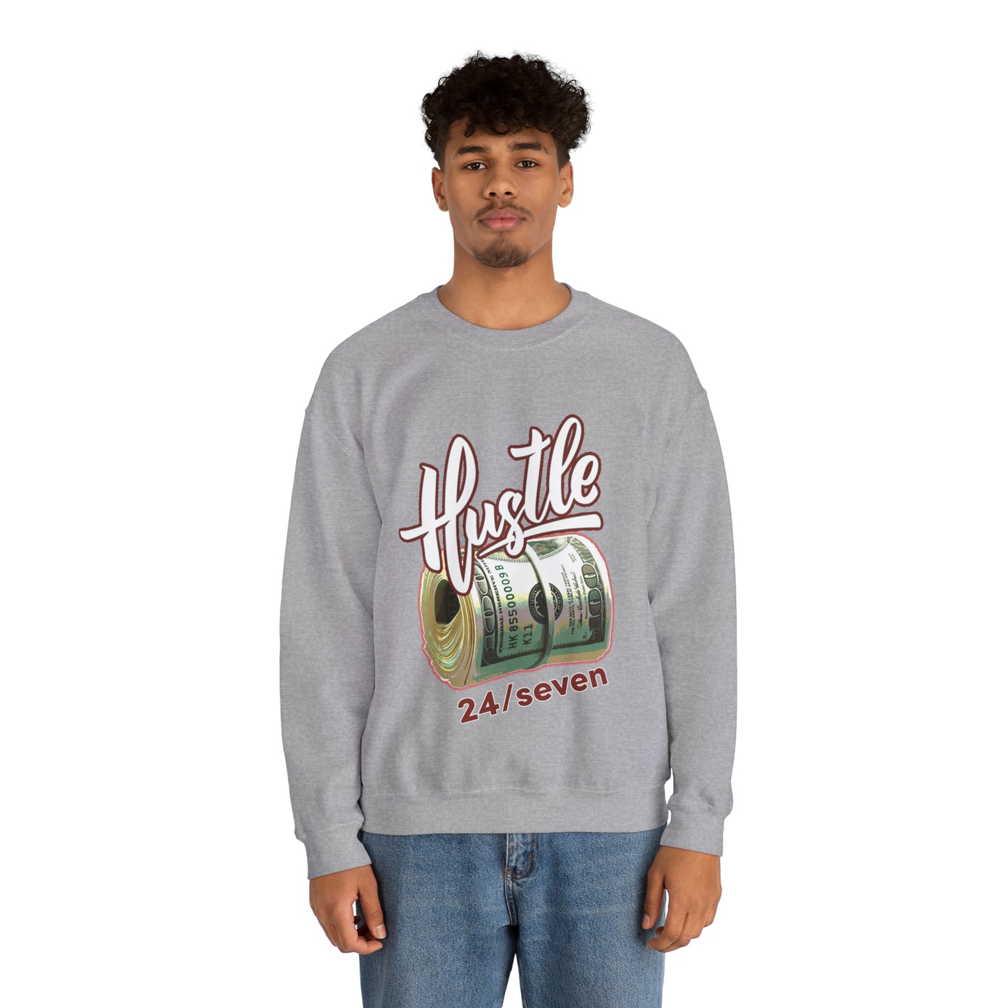 Hustle 24/7 Unisex Heavy Blend™ Crewneck Sweatshirt