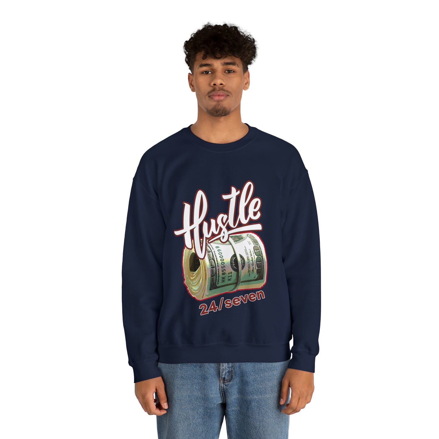 Hustle 24/7 Unisex Heavy Blend™ Crewneck Sweatshirt