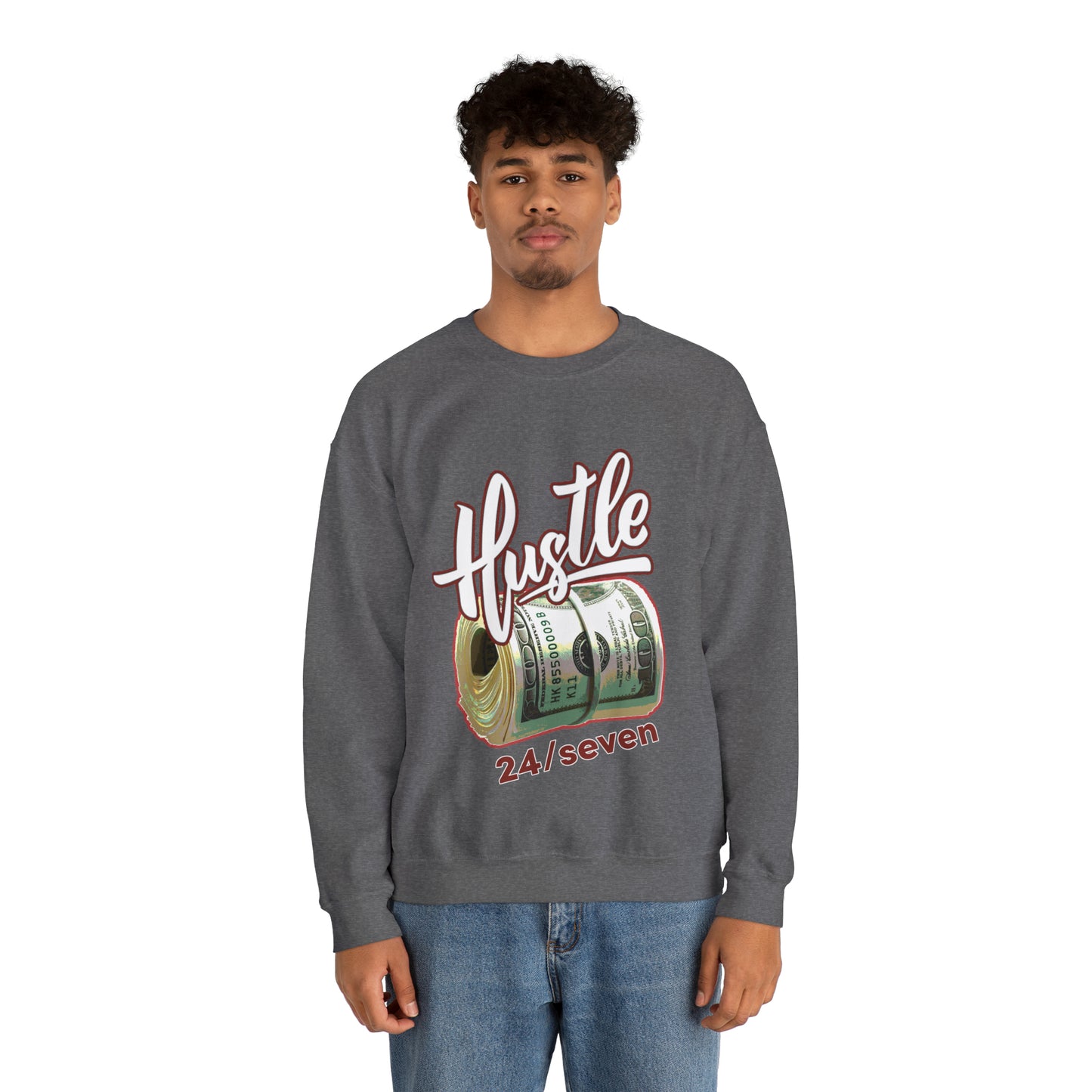 Hustle 24/7 Unisex Heavy Blend™ Crewneck Sweatshirt