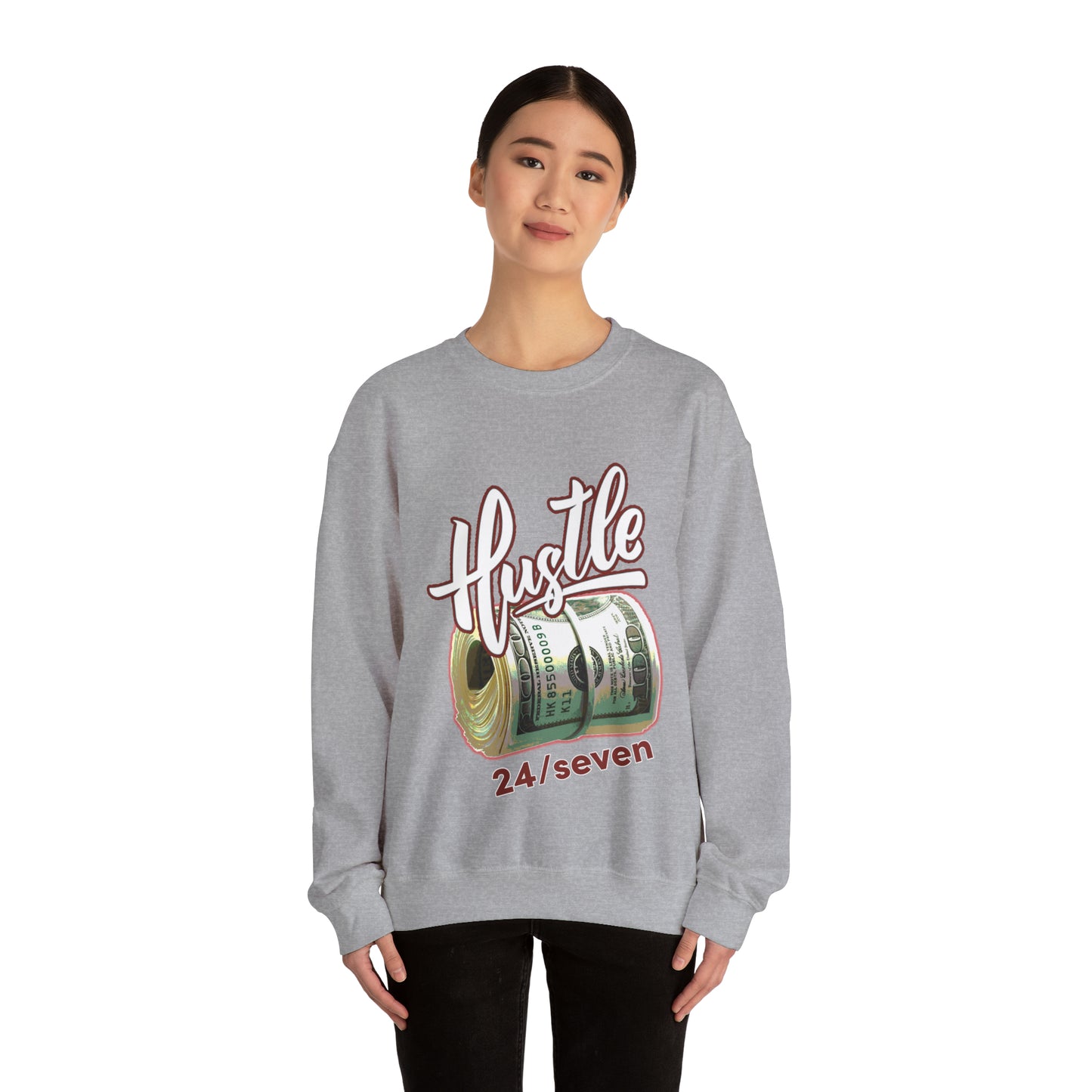 Hustle 24/7 Unisex Heavy Blend™ Crewneck Sweatshirt