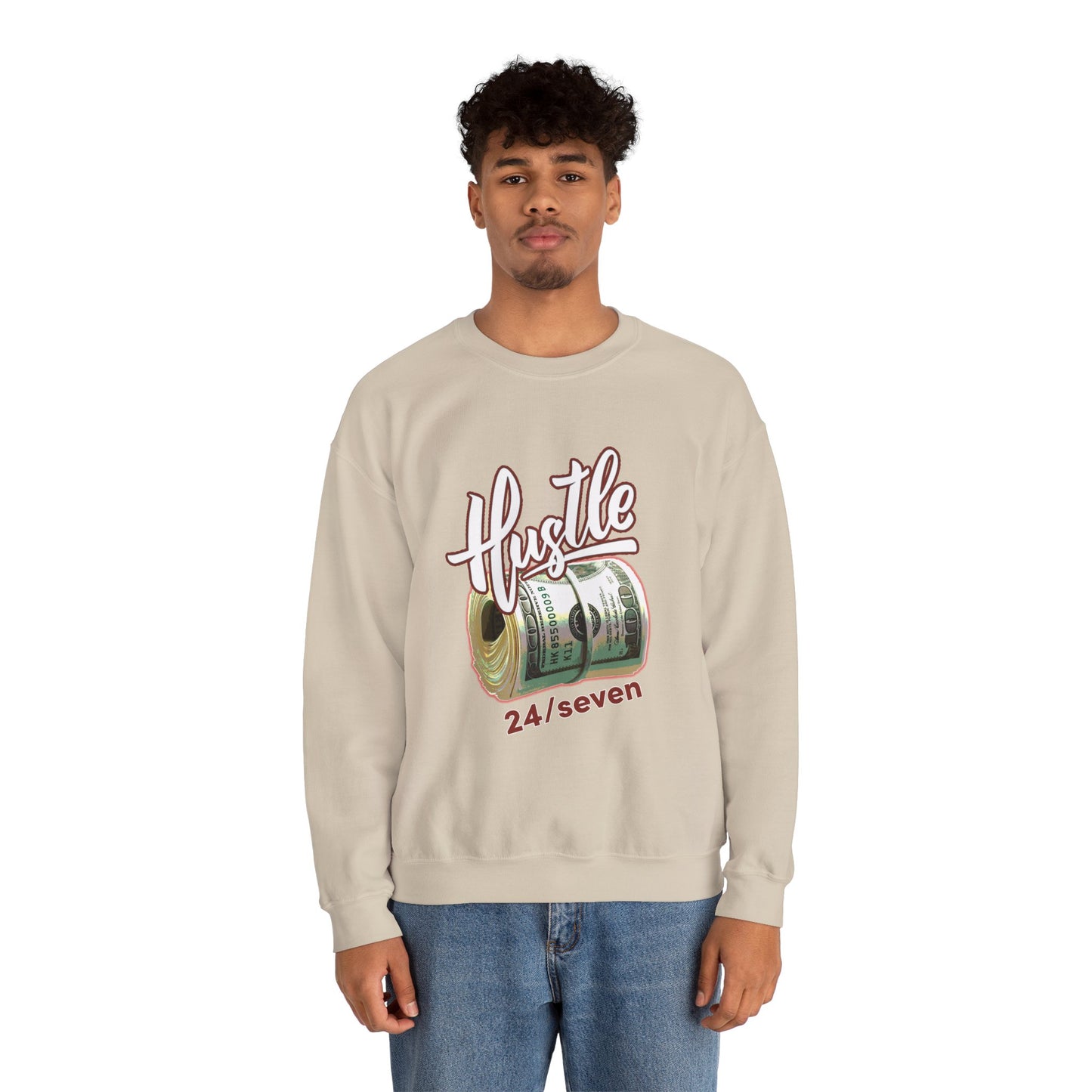 Hustle 24/7 Unisex Heavy Blend™ Crewneck Sweatshirt