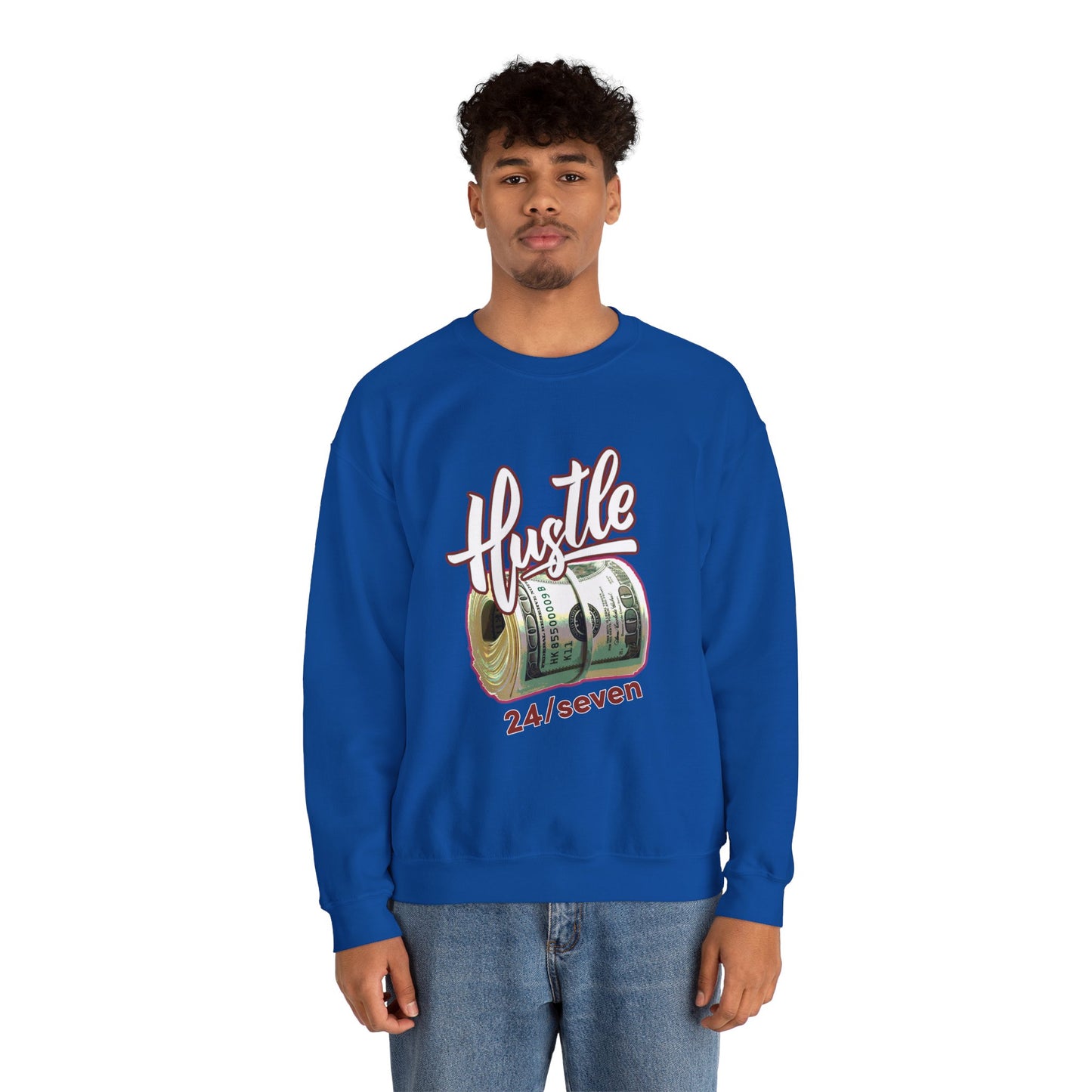 Hustle 24/7 Unisex Heavy Blend™ Crewneck Sweatshirt