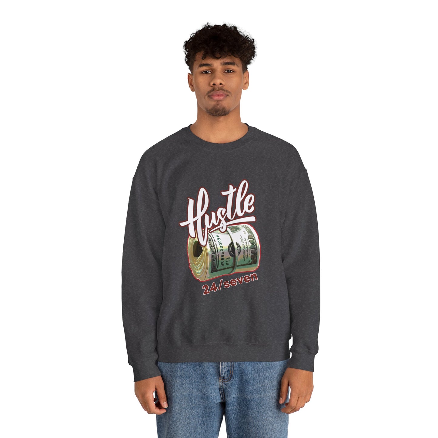 Hustle 24/7 Unisex Heavy Blend™ Crewneck Sweatshirt