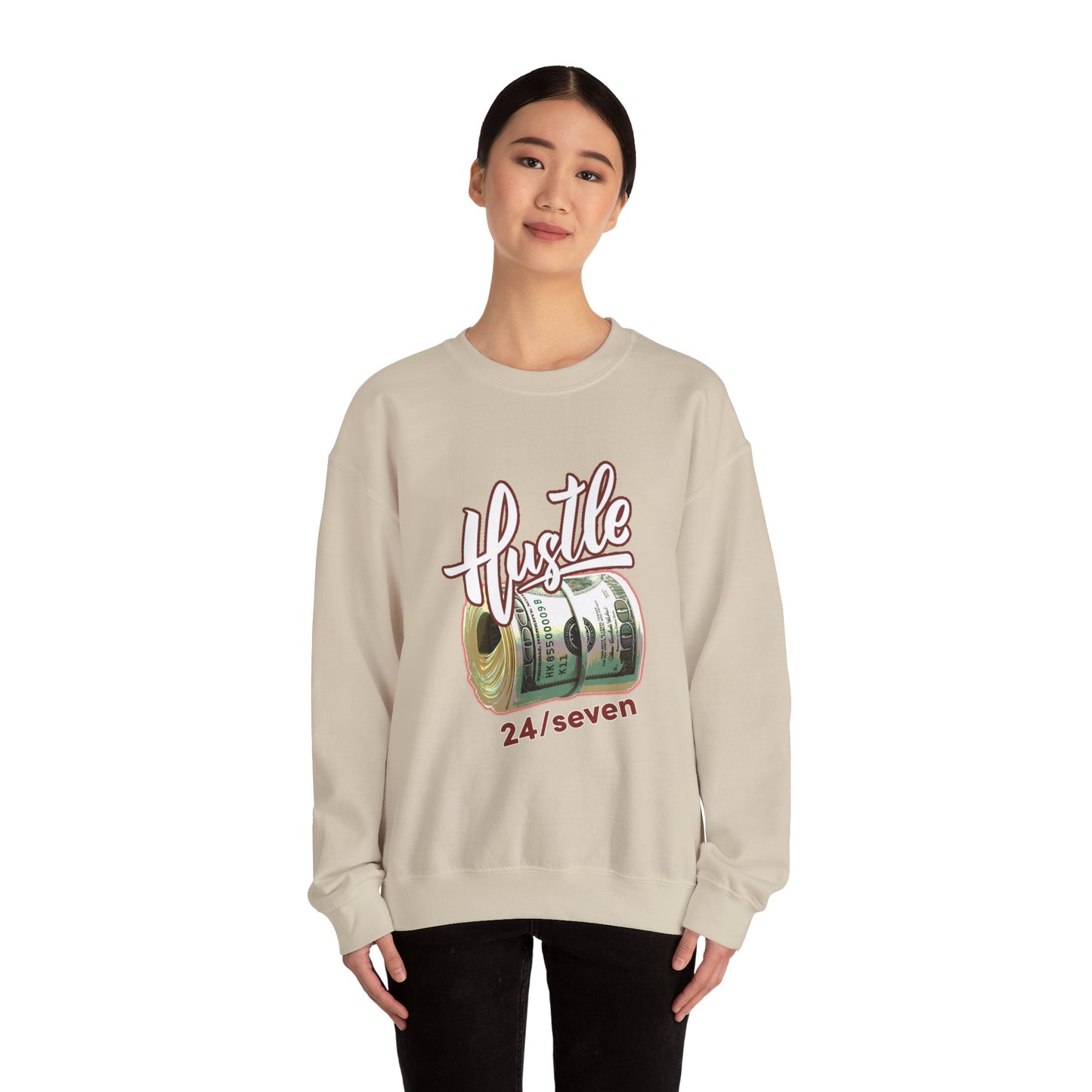 Hustle 24/7 Unisex Heavy Blend™ Crewneck Sweatshirt