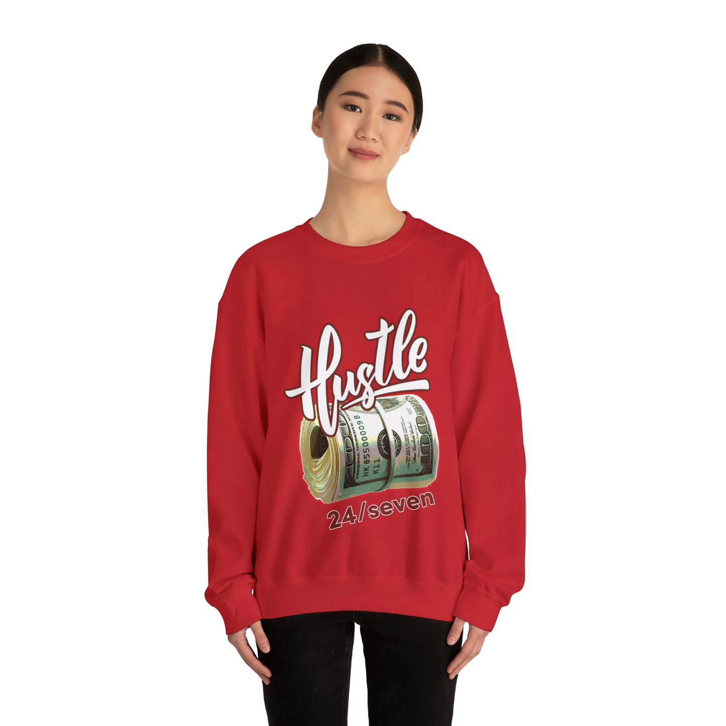 Hustle 24/7 Unisex Heavy Blend™ Crewneck Sweatshirt