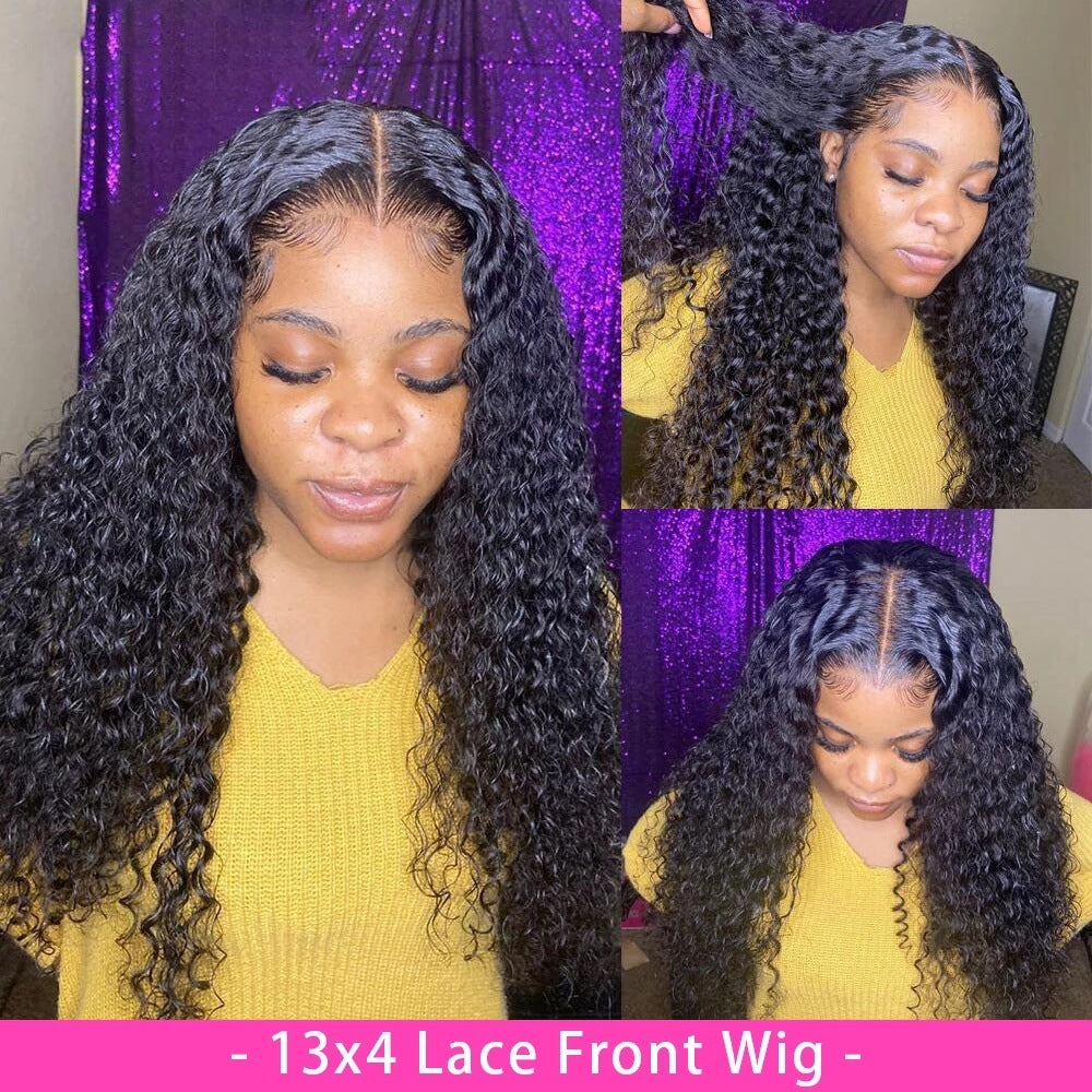 Curly Human Hair Wig Lace Hair