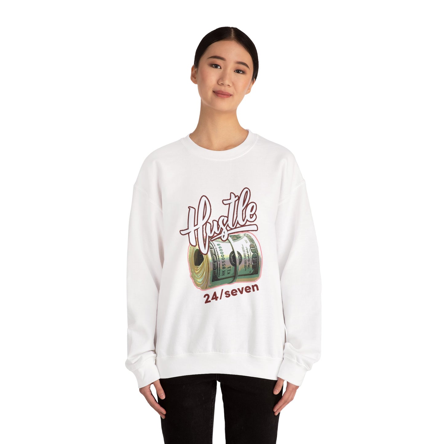 Hustle 24/7 Unisex Heavy Blend™ Crewneck Sweatshirt