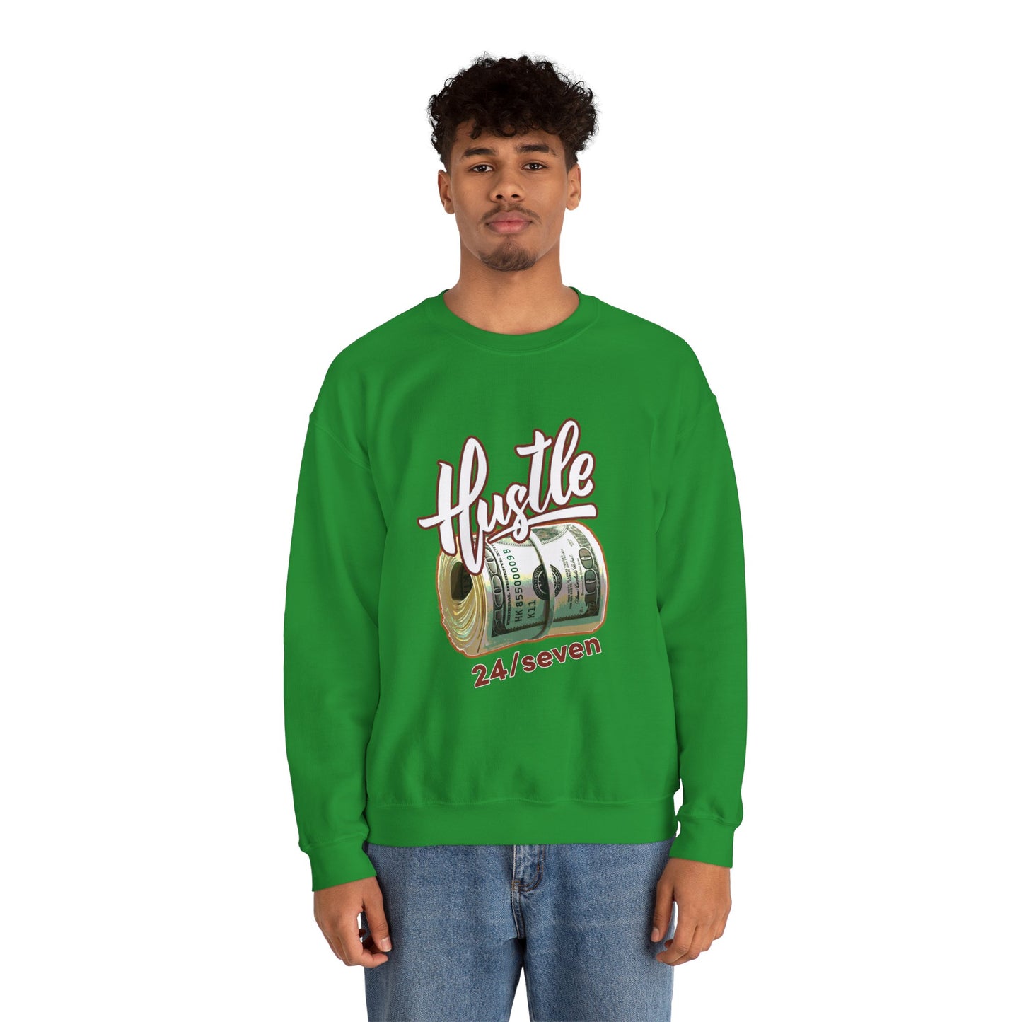 Hustle 24/7 Unisex Heavy Blend™ Crewneck Sweatshirt