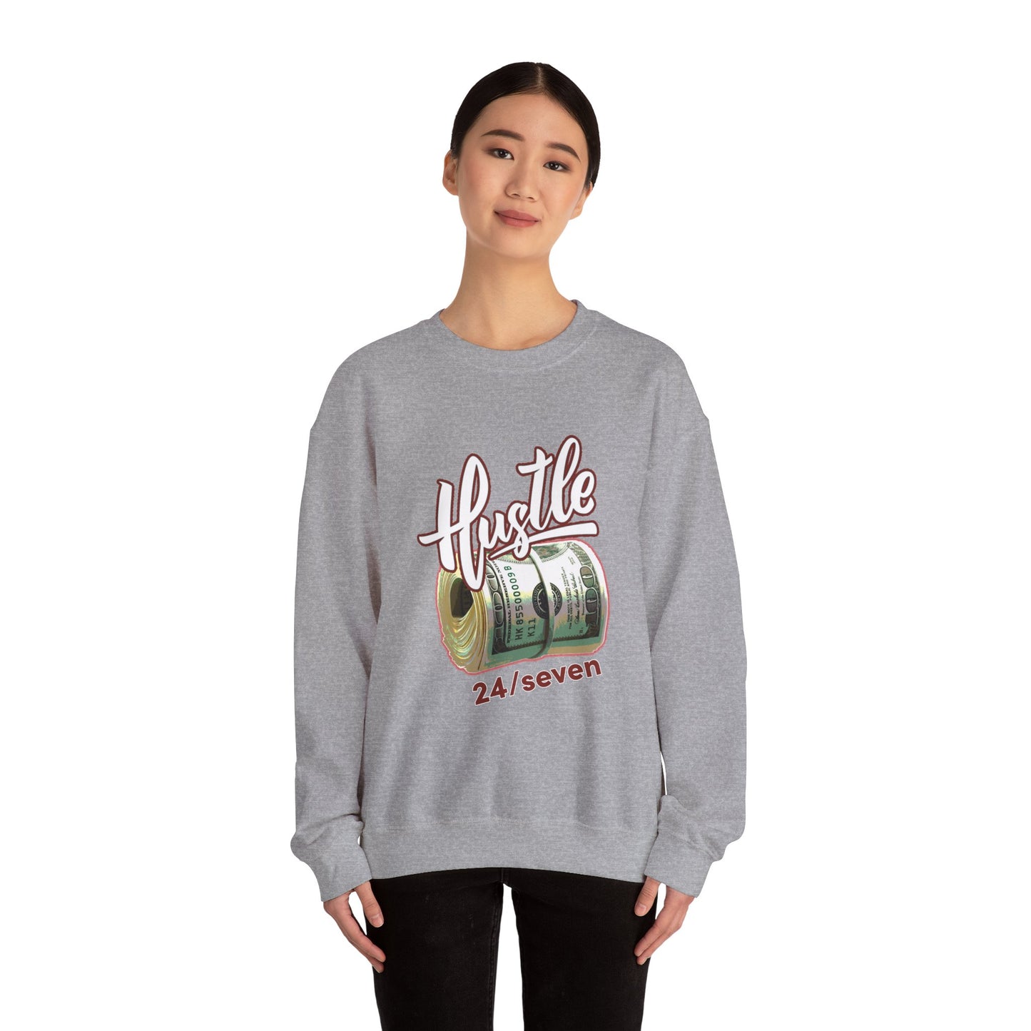 Hustle 24/7 Unisex Heavy Blend™ Crewneck Sweatshirt