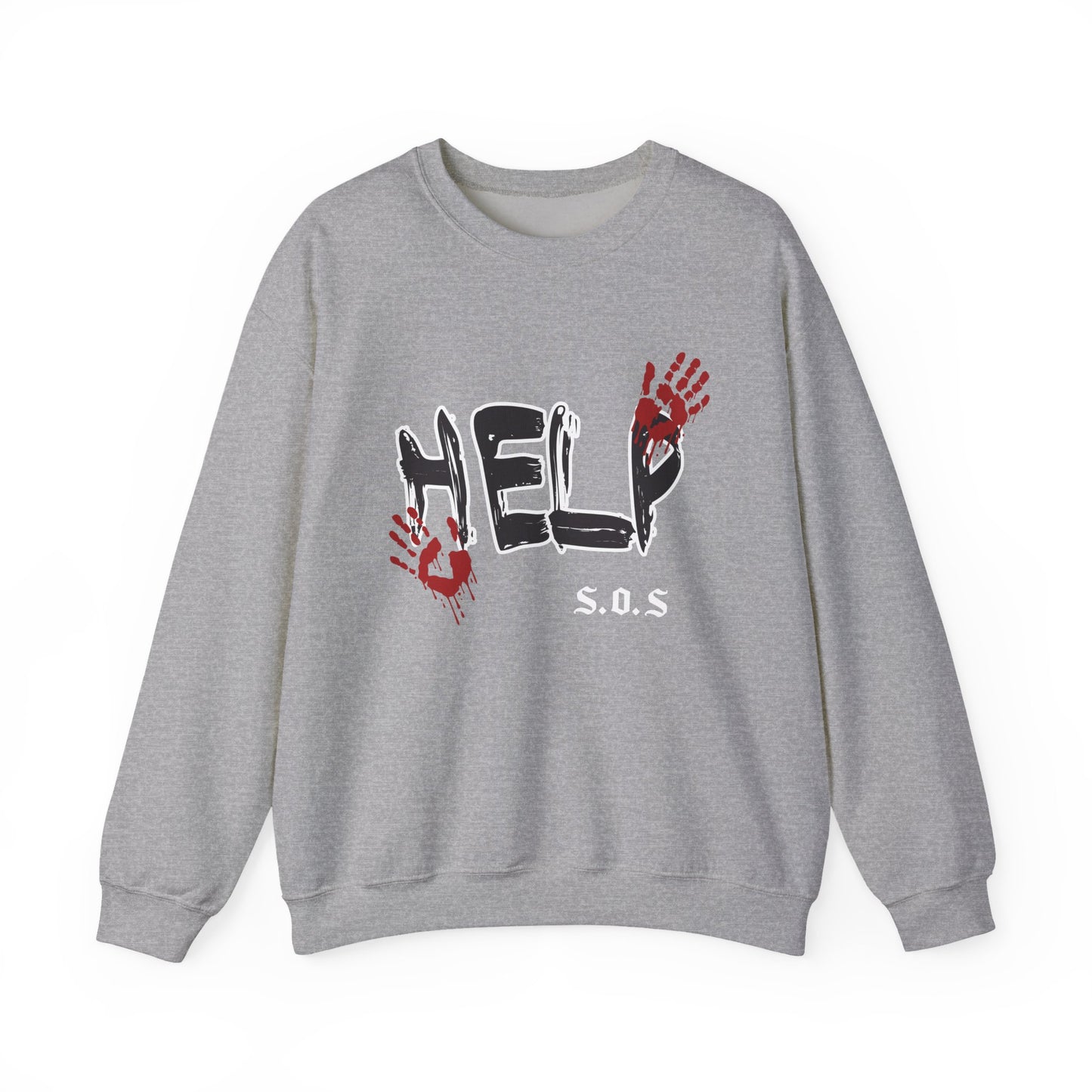 Help s.o.s. Unisex Heavy Blend™ Crewneck Sweatshirt