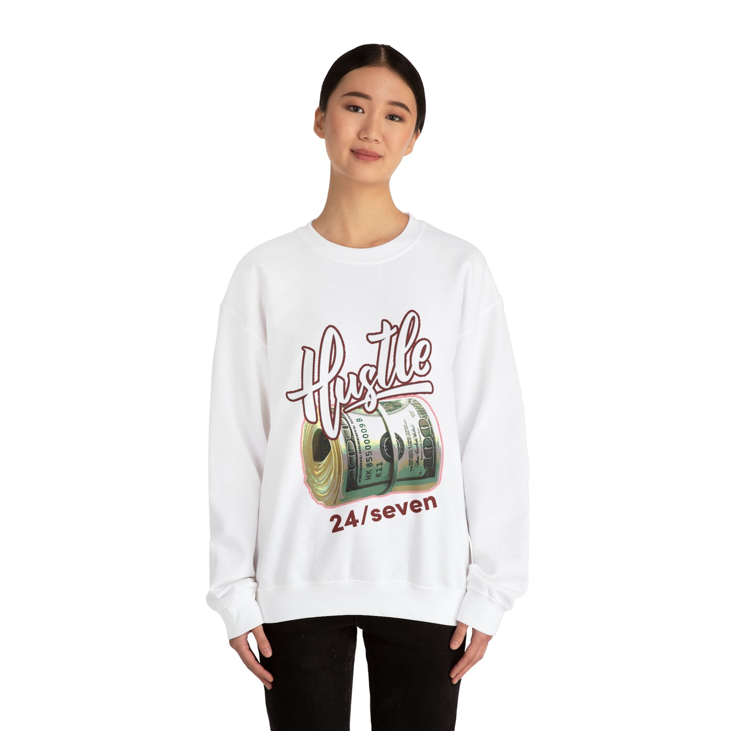 Hustle 24/7 Unisex Heavy Blend™ Crewneck Sweatshirt