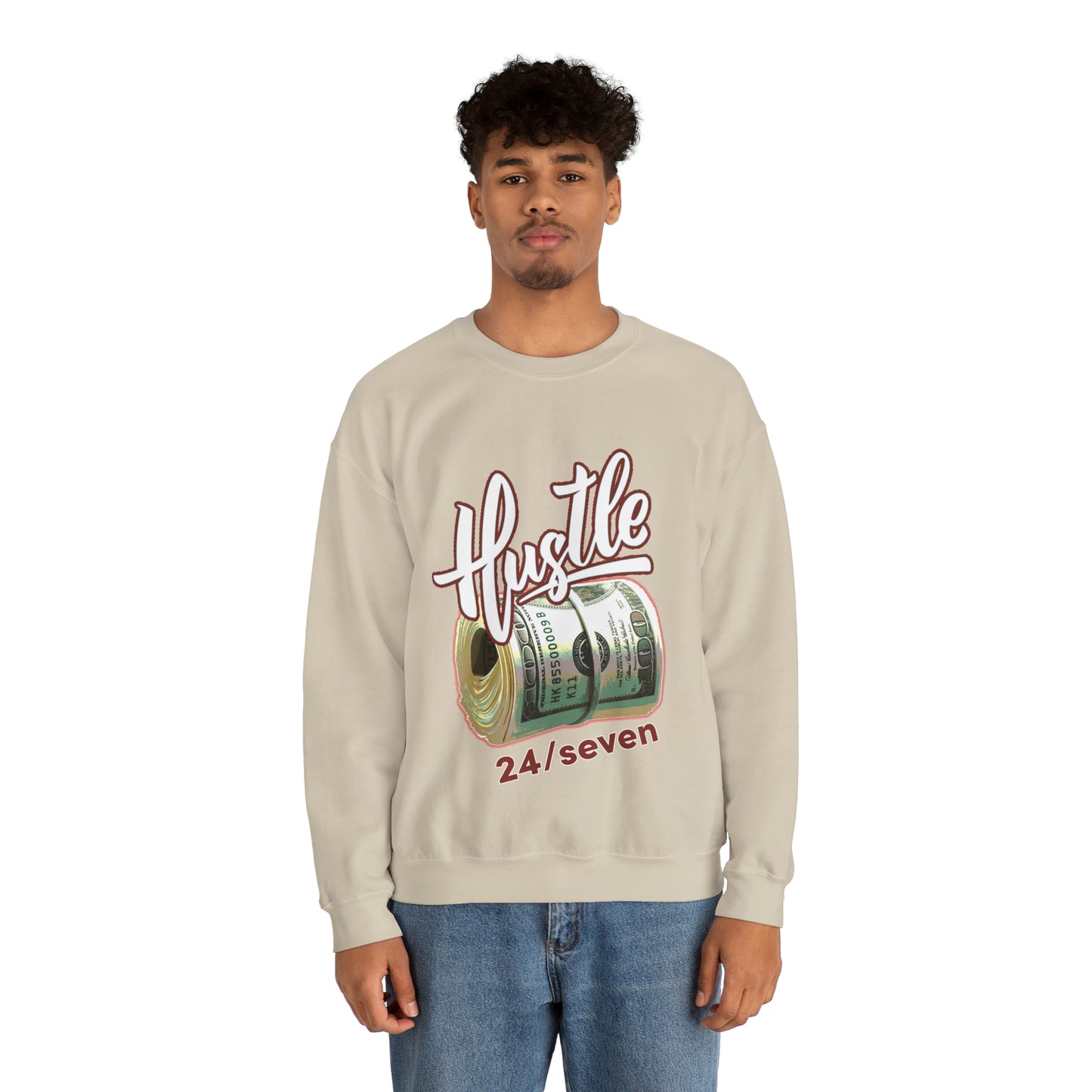 Hustle 24/7 Unisex Heavy Blend™ Crewneck Sweatshirt