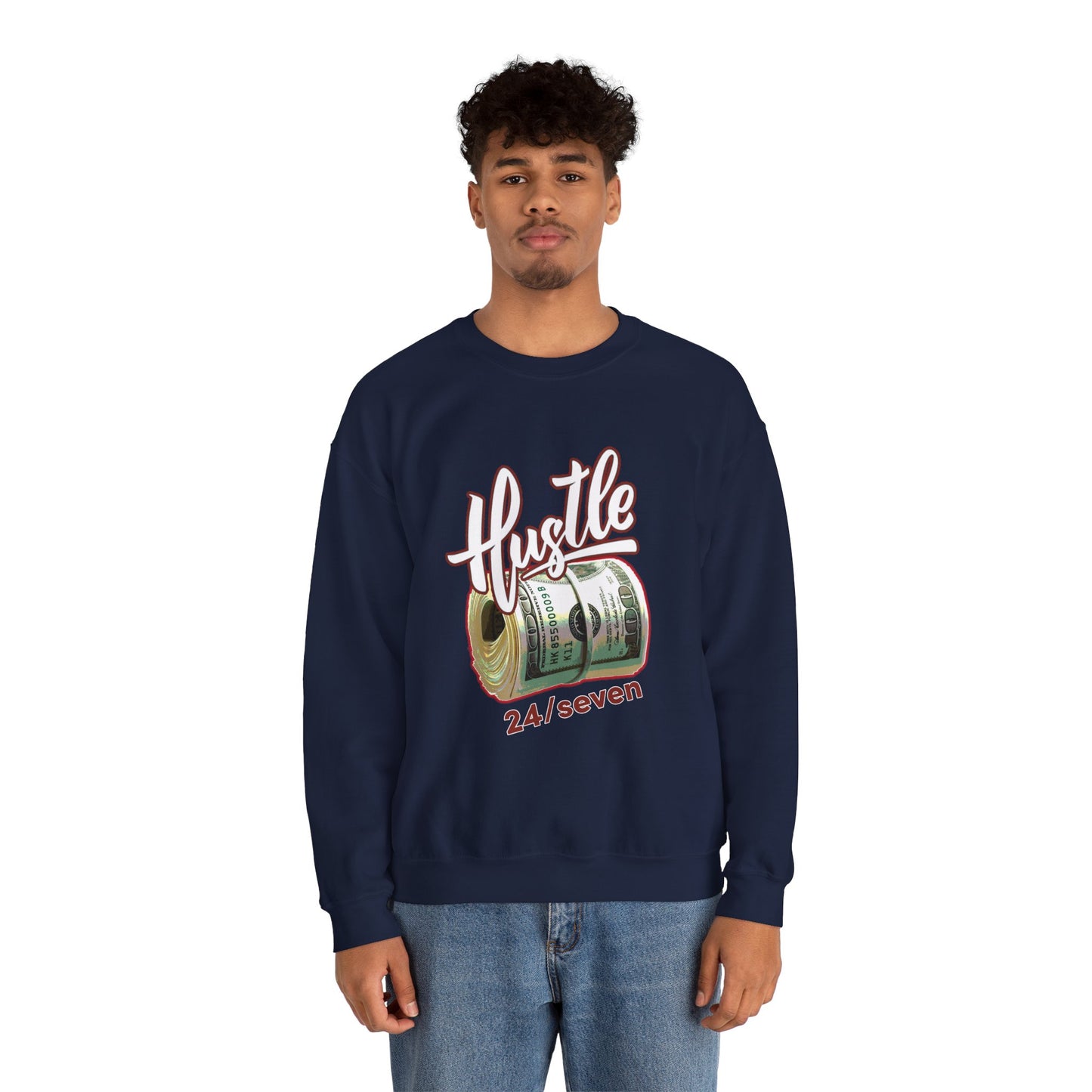 Hustle 24/7 Unisex Heavy Blend™ Crewneck Sweatshirt