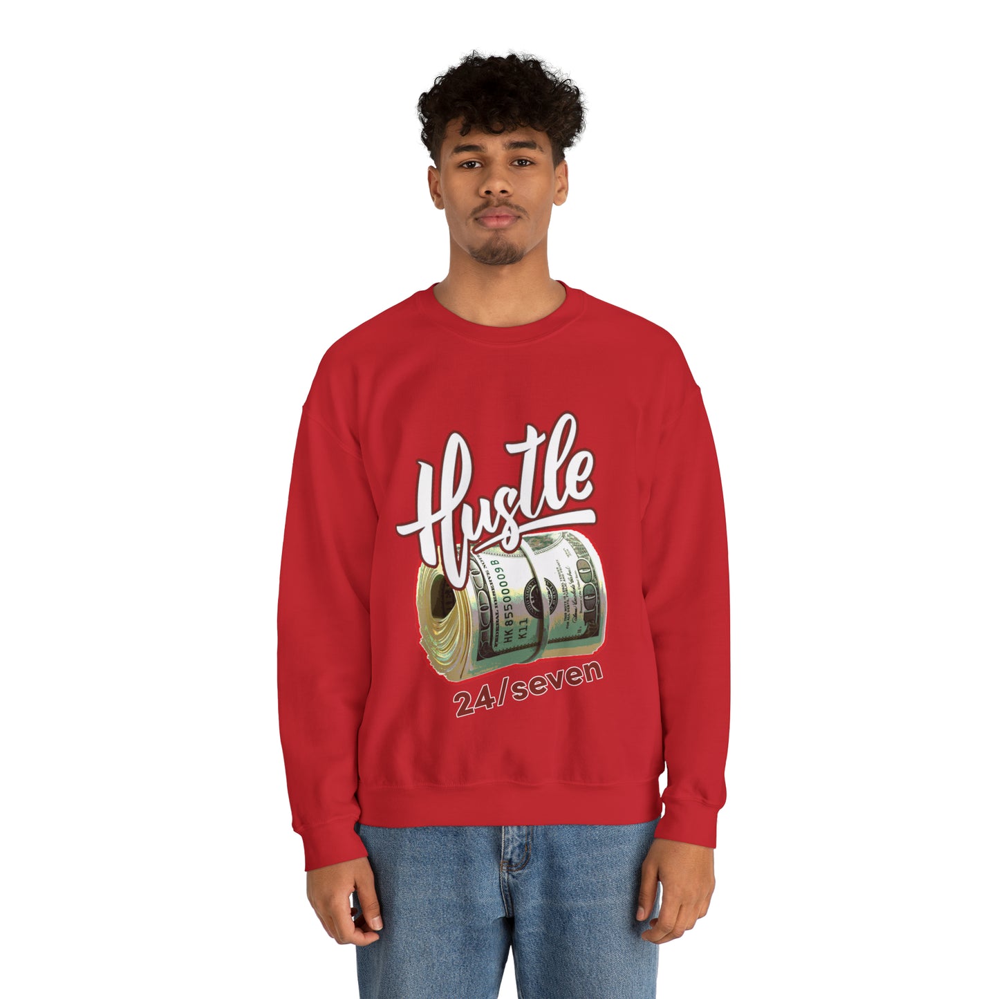 Hustle 24/7 Unisex Heavy Blend™ Crewneck Sweatshirt