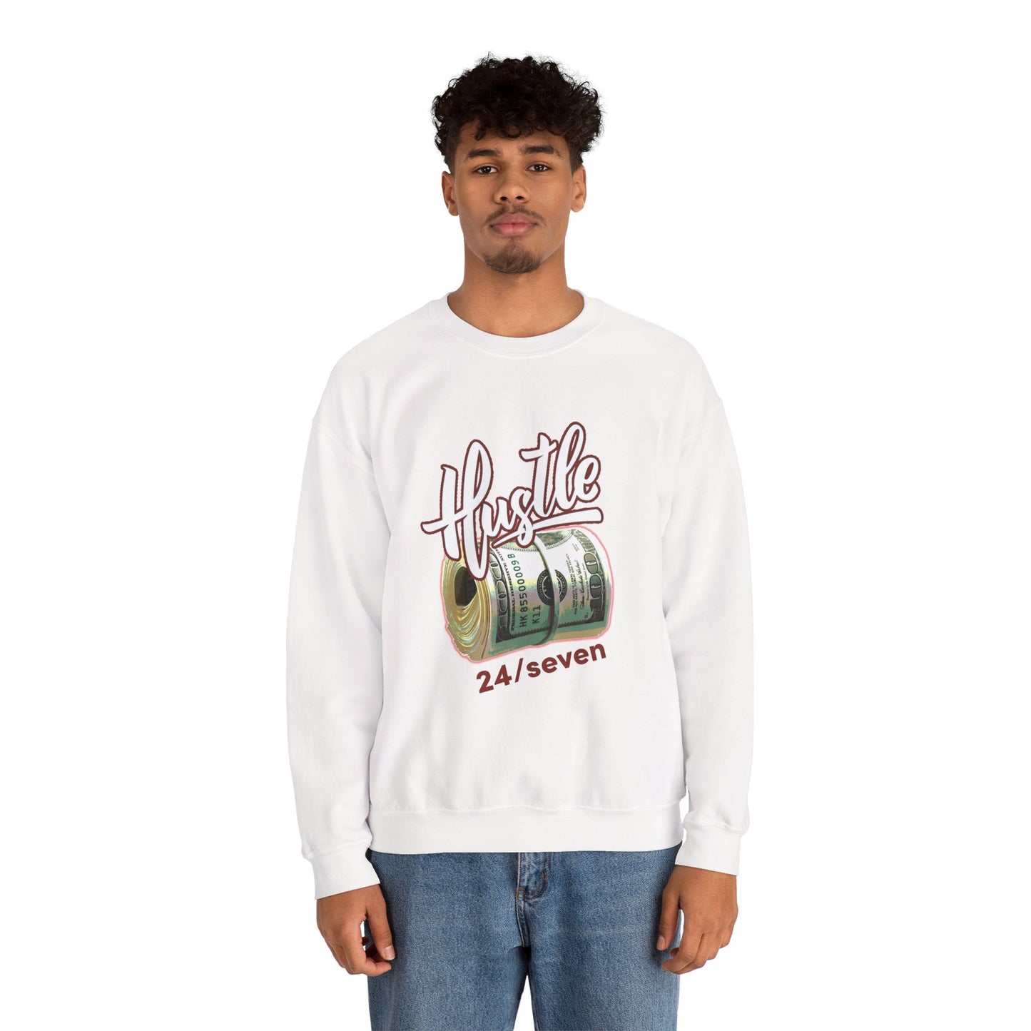 Hustle 24/7 Unisex Heavy Blend™ Crewneck Sweatshirt