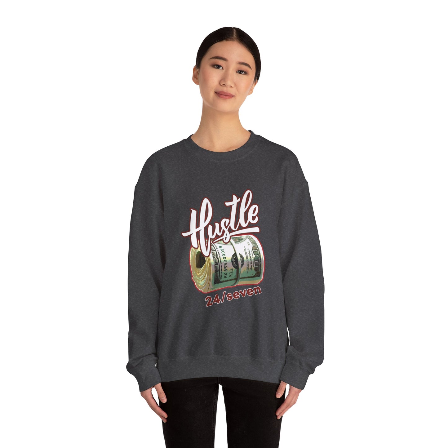 Hustle 24/7 Unisex Heavy Blend™ Crewneck Sweatshirt