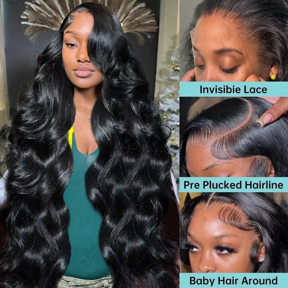 280% Remy 30 40 Inch Body Wave 13x6 Hd Lace Frontal Wig Human Hair Brazilian Pre Plucked Lace Wigs For Women 13x4 Lace Front Wig