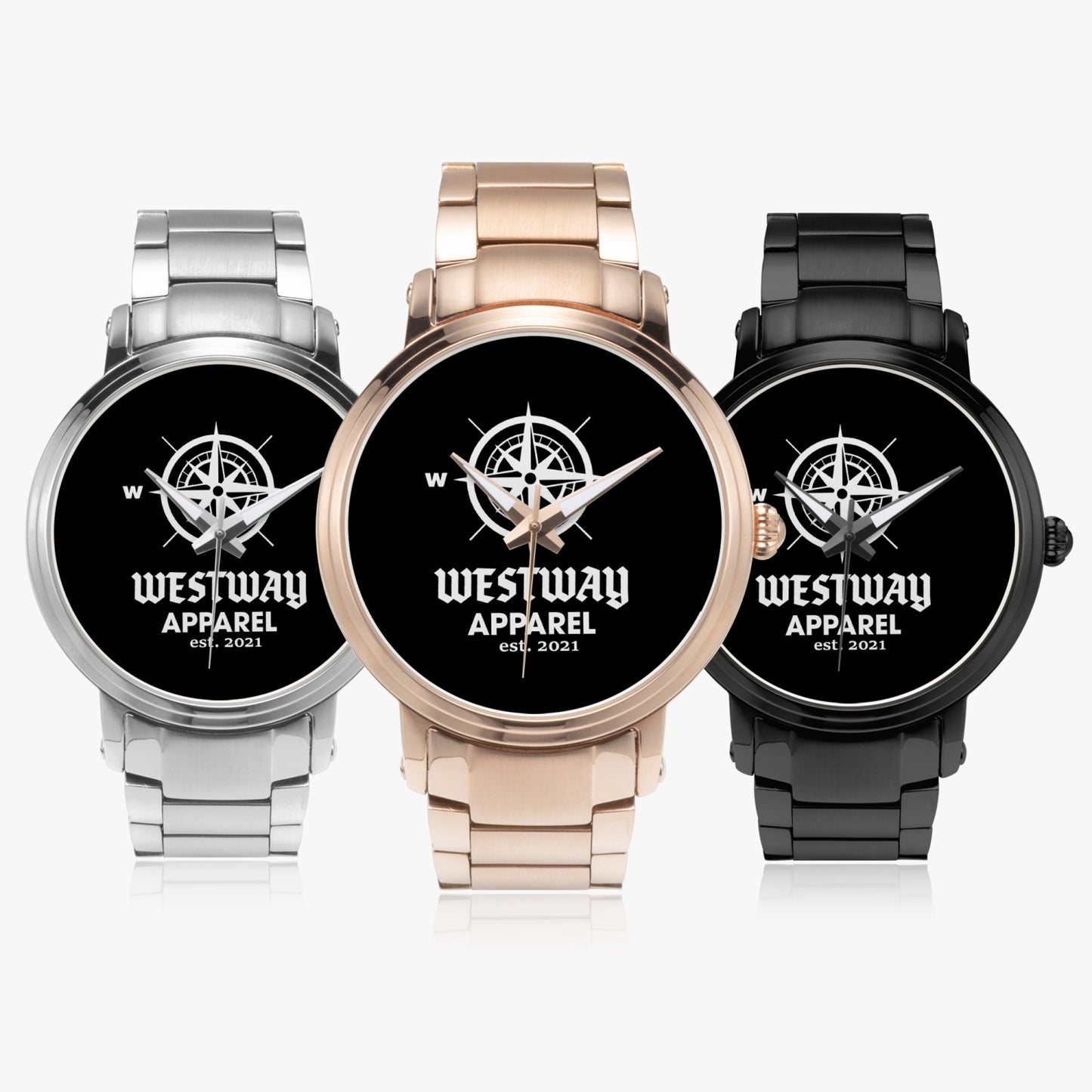 WestWay Apparel Steel Strap Automatic Watch